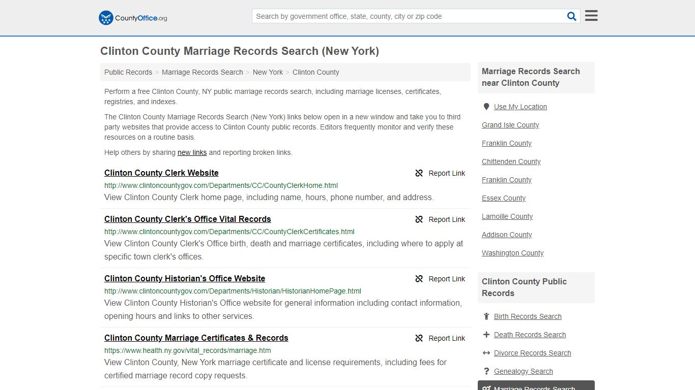 Marriage Records Search - Clinton County, NY (Marriage ...